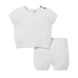 Janie And Jack Girls  Lion Matching Sweater Set, White